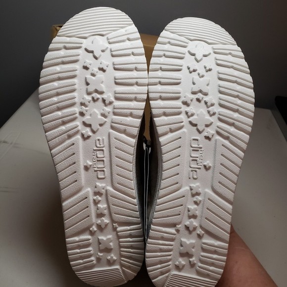 Hey Dude Wally Storm Beige Women's Size 7 - Picture 7 of 8